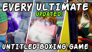 EVERY ULTIMATE IN UNTITLED BOXING GAME!