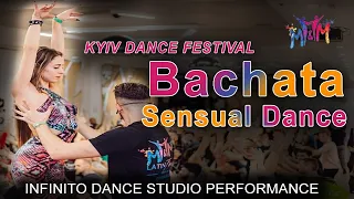 Sensual Bachata Demo - Maycheal & Mayra (M&M DANCE) - Kyiv 2020 Infinito Jr