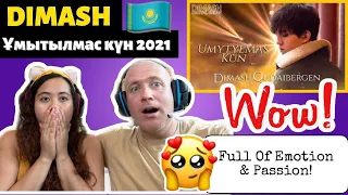 DIMASH - Ұмытылмас күн (UNFORGETTABLE DAY ) 2021 REACTION!🇰🇿