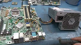 how to diagnosed power led not active & not powering on hp prolite 6300 desktop motherboard