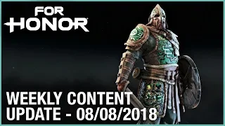 For Honor: Week 8/8/2018 | Weekly Content Update | Ubisoft [NA]