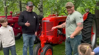 Tractor Tour (and drive) at @KennyKizzleRustyNutzRanch