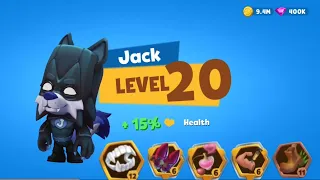 20 lvl jack + Night defender jack skine 😍😍😍😍 is unstoppable in zooba.#zoobagameplay #zooba