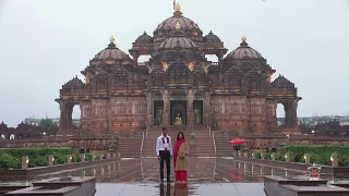 Prime Minister Rishi Sunak and Akshata Murty visit Swaminarayan Akshardham, New Delhi, 10 Sep. 2023