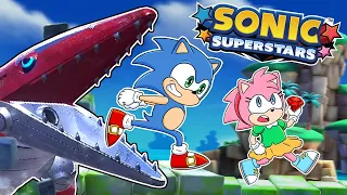 Sonic And Amy Play Sonic Superstars! PART 1