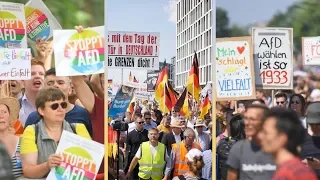 AfD-Demo in Berlin trifft auf 25.000 Gegendemonstranten