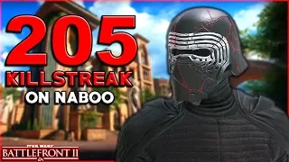 Star Wars Battlefront 2 Kylo ren 205 Killstreak (Naboo)