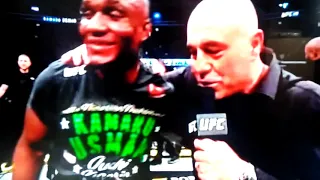 Kamaru Usman TKO'S Colby Convington in round 5 at UFC245