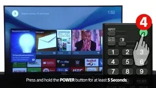 Restarting the Sony® Android TV