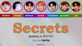 MONSTA X (몬스타엑스) - Secrets (Color Coded Eng/Esp Lyrics)