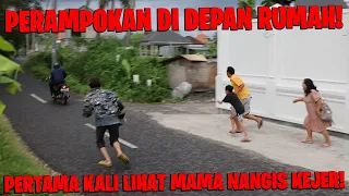 PERAMPOKAN DI DEPAN RUMAH FROST DIAMOND!!! SEDIH BANGET PRANK MAMA SAMPAI NANGIS KEJER!!!