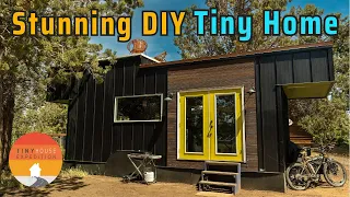 Gorgeous DIY Tiny House! Shelby's top DIY design tricks & build tips