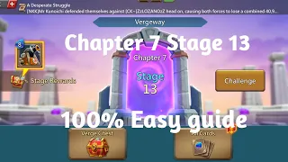 Lords mobile Vergeway chapter 7 Stage 13 easiest guide
