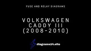 Volkswagen Caddy III (2008-2010) – fuse and relay diagrams