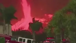 Пожар в Калифорнии, США (flame tornado, California, '18)