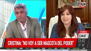🗣 Cristina Kirchner: “No voy a ser mascota del poder”