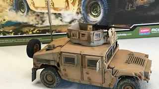 Building the Academy Models 1/35  M 1151 up armored Humvee