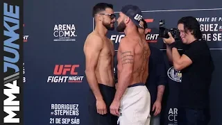 UFC Mexico official weigh-ins and faceoffs highlight