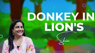 DONKEY IN LION'S SKIN | Short Stories with Moral | Cherry's Kids Stories