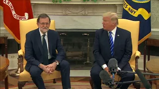 Trump welcomes Spanish president to the White House