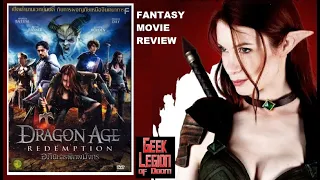 DRAGON AGE : REDEMPTION ( 2011 Felicia Day  ) Fantasy Video Game Movie Review