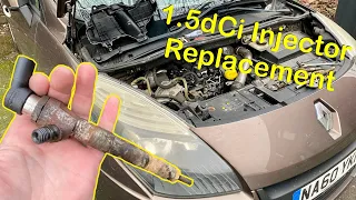 Renault Scenic 1.5dCi Injector Replacement (Dacia/Nissan/Renault)