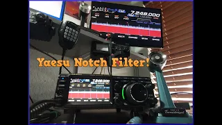 Overview of Yaesu notch filter operation.