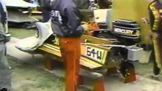 1986 Detroit Gold Cup rain delay and outboards