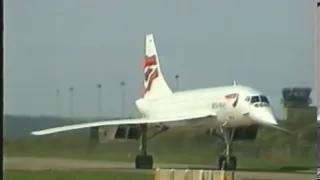 Concorde landing and taking off at Liverpool Airport (Part 1)