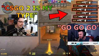 Shroud and Tarik play their first Csgo 2 Match 😱