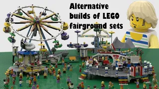 Modifications of Official LEGO Funfair sets (Instructions & Kits https://linktr.ee/gregosfairground)