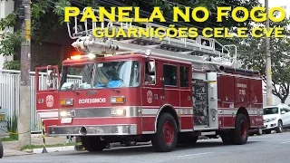 Panela no fogo desloca 6 viaturas dos bombeiros em São Paulo