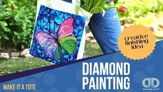 DIY Idea: DIAMOND DOTZ® Diamond Painting Tote Bag