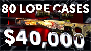 My BIGGEST Battle Win EVER! (100 LORE CASES) | KeyDrop Case Opening