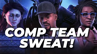 VERY SWEATY MATCH VS COMP PLAYERS SWF! Dead by Daylight