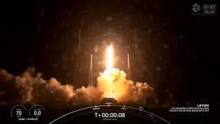 *A Falcon 9 launched