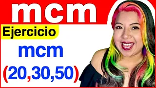 ¿Cómo encontrar el mcm (mínimo común múltiplo) de TRES NÚMEROS?