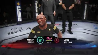 EA SPORTS™ UFC® 4 UFC 261 simulation kamaru usman vs jorge masvidal (Main event)