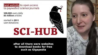 "I'm often asked, why I created Sci-Hub" Alexandra Elbakyan