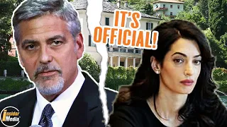 Confirm broken ... George Clooney offset for Amal with his Lake Como lakeside mansion