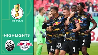 Strong Leipzig at Marsch Debut | SV Sandhausen vs. RB Leipzig 0-4 | Highlights | DFB-Pokal 1. Round