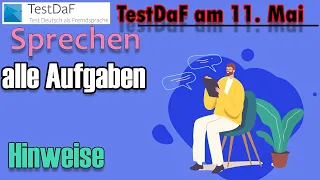 TestDaF am 11. Mai. Sprechen. Ausführlich