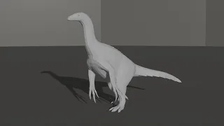 Therizinosaurus (Base mesh) - Blender Paleoart