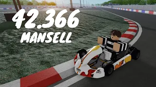 42.3 Mansell Hotlap Onboard || Roblox KF1 Karting