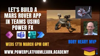 Building a Mars Rover Presentation using Microsoft Teams and Power Apps