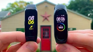 Samsung Galaxy Fit vs  Xiaomi Mi Band 4