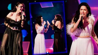 Ailén Peralta y Marcela Wonder conquistaron al jurado con el clásico de Laura Pausini "En cambio no"