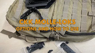 How to Use the CKK Molle-Lok Attachments for Sheaths and Holsters
