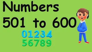 501 to 600 numbers  Write 501 to 600 numbers  Pronounce 501 to 600 numbers  Read 501 to 600 numbers