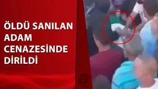 Öldü sandıkları adam, kendi cenazesinde dirildi